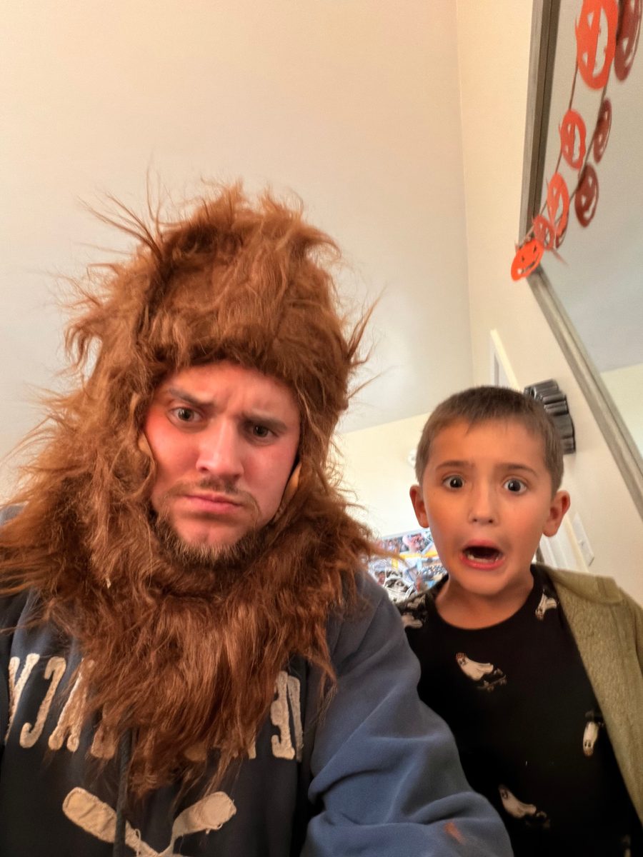 Dad & Oliver — always up to something wild